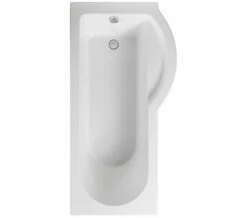IMEX Arco White Shower Bath -UK Bathroom Products Sales 2024 QS V72247 1 mn
