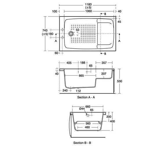 Armitage Shanks Compact Idealform Bath 1200 X 750mm 2 Tap Hole 1 Armitage Shanks Compact Idealform Bath 1200 X 750mm 2 Tap Hole