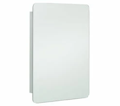 RAK Uno Stainless Steel 460 X 660mm Hinged Single Door Mirror Cabinet -UK Bathroom Products Sales 2024 QS V76312 1 mn