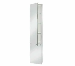 Croydex Nile Stainless Steel Tall Cabinet With Mirrored Doors -UK Bathroom Products Sales 2024 QS V76336 1 mn