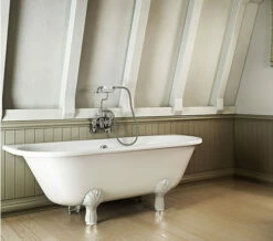 Burlington Avantgarde 1700 X 750mm White Back-To-Wall Bath -UK Bathroom Products Sales 2024 QS V77477 6 mn