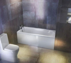 Britton Cleargreen Reuse 1800mm X 750mm Single Ended White Bath